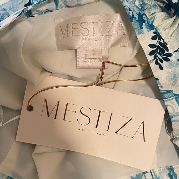 New Mestiza Daniella Pleated Twill Midi Skirt size 6 - Picture 8 of 11